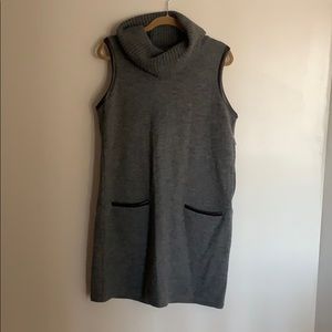 Gray Ann Taylor Loft Dress